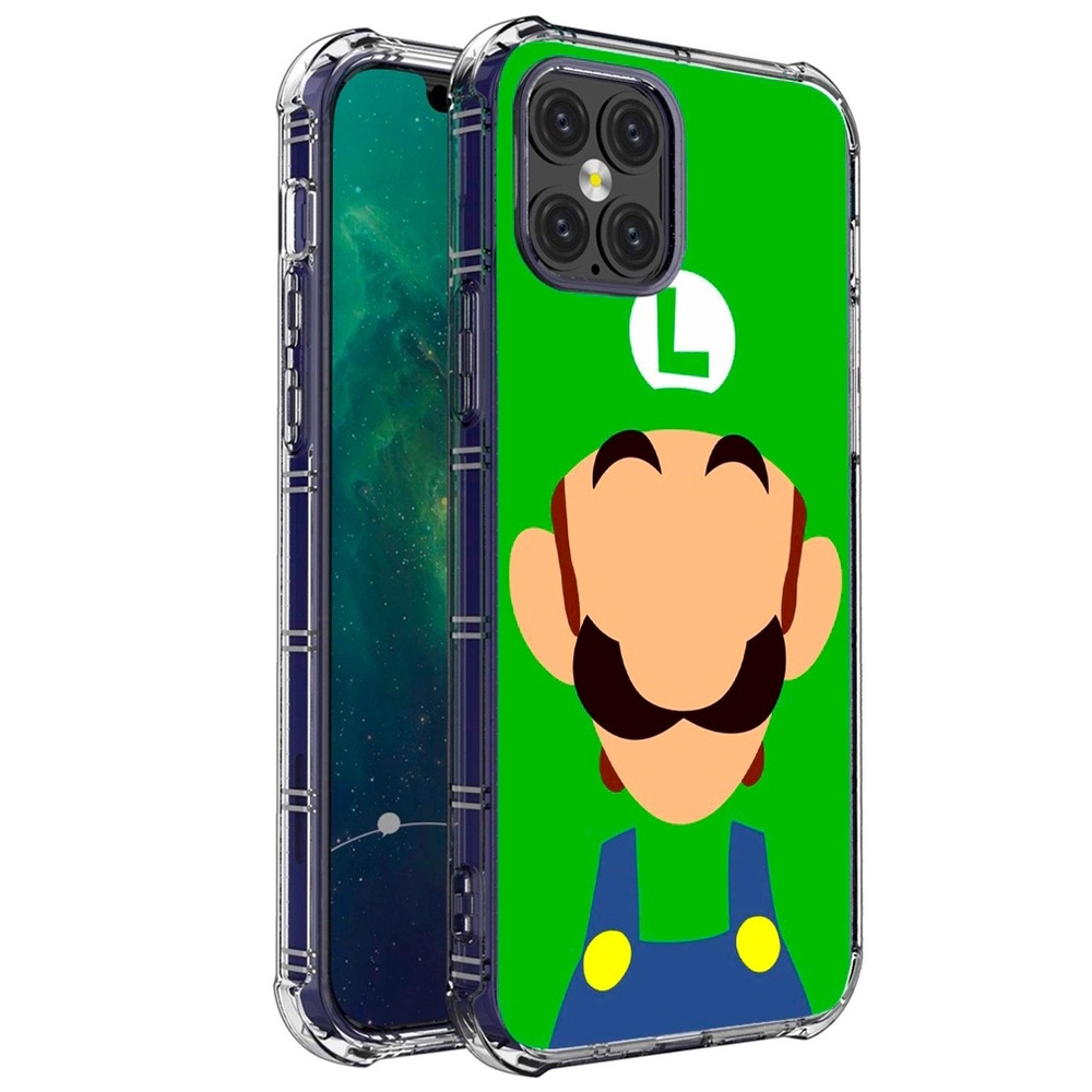 iPhone 12 Mini Protective Case, Luigi Design - Picture 1 of 7